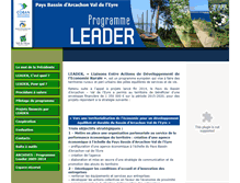 Tablet Screenshot of leader-paysbarval.com